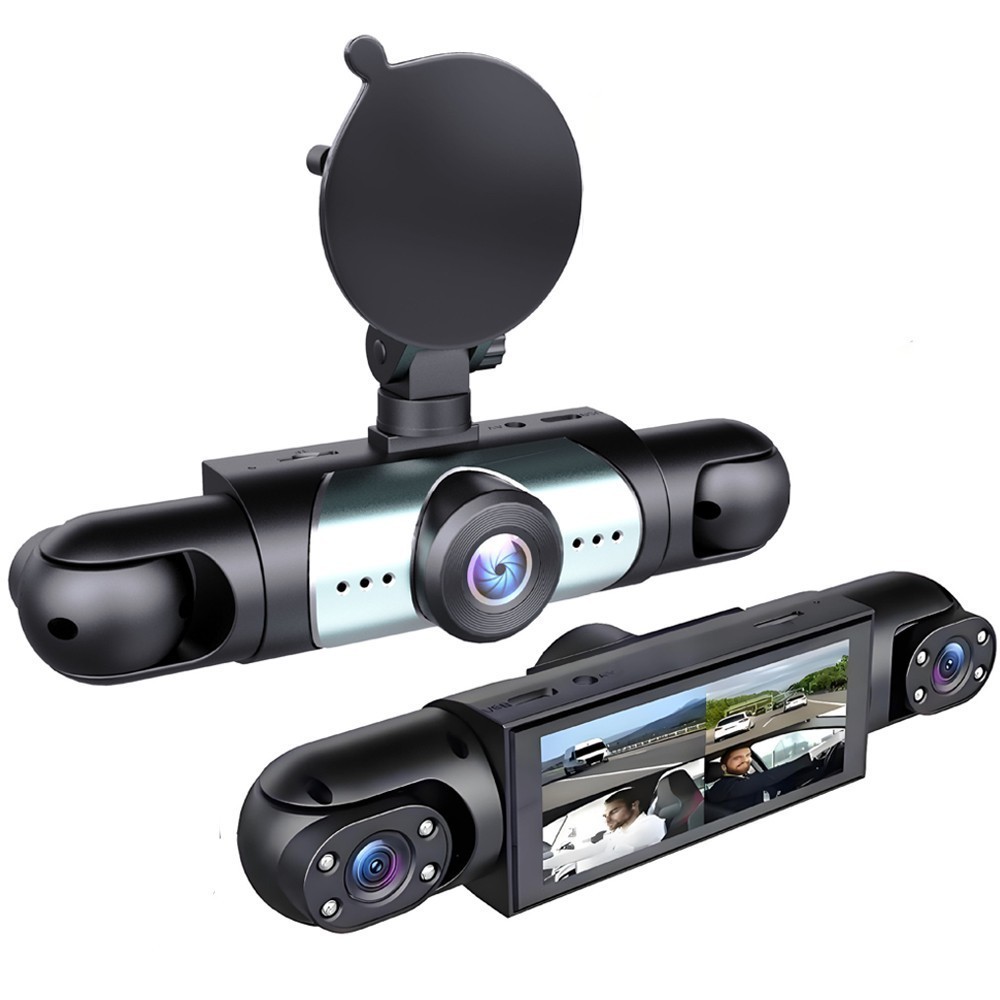 WiFi 360° 1080P Dash Cam Recorder 4 Channel Car Camera DVR Vehicle Video