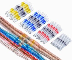 400PCS Waterproof Solder Seal Sleeve Heat Shrink Butt Wire Connectors Terminals