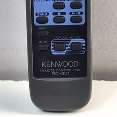 Kenwood RC-301 Audio CD Tuner Remote Control RXDA3 RXDA8 XD43 RXD Cleaned Tested