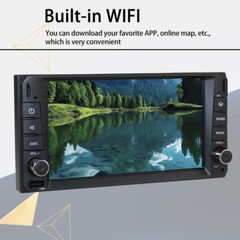 GPS Touch Screen 7″ WiFi Mirrorlink 2 Din Car Radio Stereo Android 9.0 Bluetooth