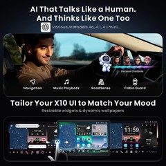 ATOTO 12.95″ Smarter AI Android Car Stereo 1& 2DIN Built-in G-Sensor 2-Band WiFi