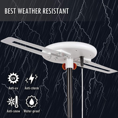 Five Star HDTV Antenna – 360° Omnidirectional Standard Kit Plus J Pole