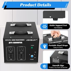 10000 Watt Voltage Converter Transformer Heavy Duty Step Up / Down 220V-110V New