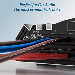 10 Gauge Automotive Wire 25FT Red Black 10AWG CCA Power Ground Cable