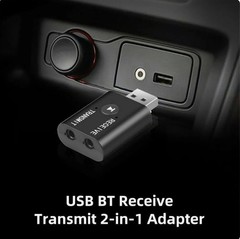 Bluetooth 5.0 2in1 Transmitter Receiver Car Wireless Audio Adapter USB 3.5mm lot