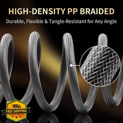 YYTCG Speaker Cable 6.56ft/2m OFC Banana Plugs