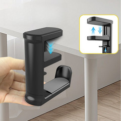 Headphone Stand PC Gaming Headset Holder Clamp-on Under Desk Hanger Hook Mount
