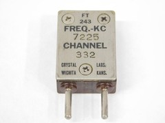 7225 7.250MHz 40-Meter Vintage FT-243 Radio Crystal (several available)