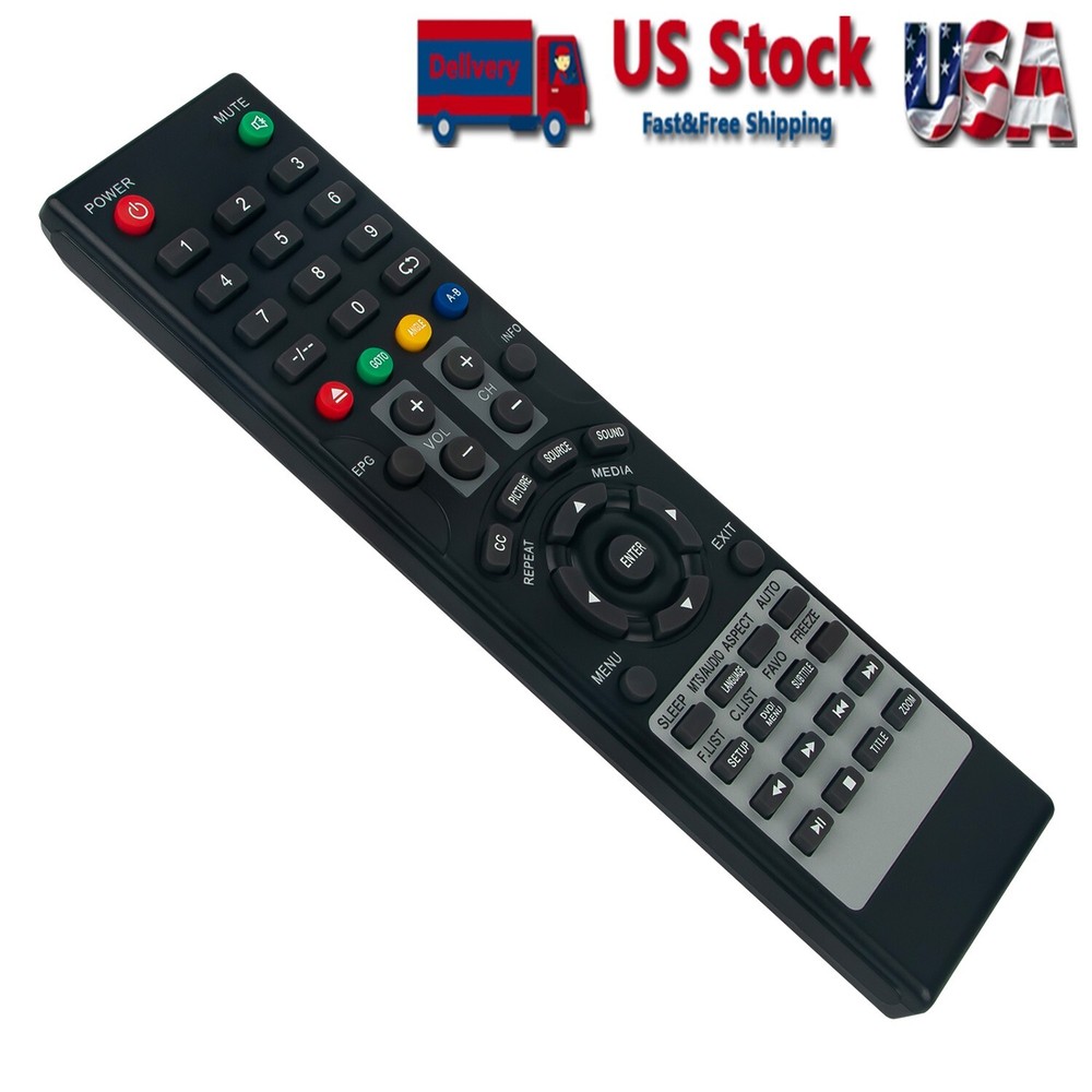 New 5-10m Remote Control For SuperSonic TV/DVD SC-1312 SC-1512 SC1912 SC-2412
