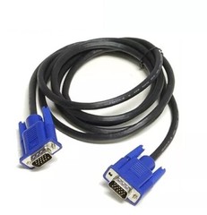 15-PIN SVGA SUPER VGA Epson Projector Male to Male Cable, BLUE CORD, 6 Feet