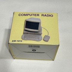 Radio Computer PC Shape Vintage Desktop Novelty AM FM Printer Office Collectible