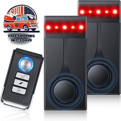 Alarma antirrobo para coche con sensor de vibración de 108 dB y luz roja, NUEVO