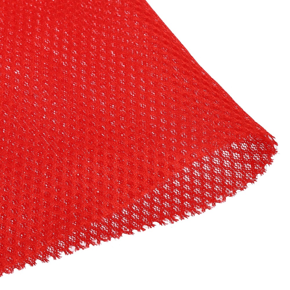 Red Speaker Mesh Grill Stereo Fabric Dustproof 50cm x 140cm 20″ x 55″