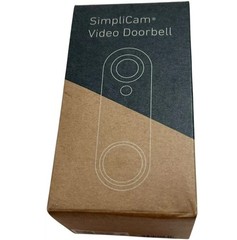 SimpliSafe Wired Wi-Fi video Doorbell Pro 1080p HD Smart security Camera White