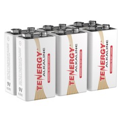 Tenergy 9V Alkaline Battery 6LR61 Exp 10 Years Bulk Pricing Lot