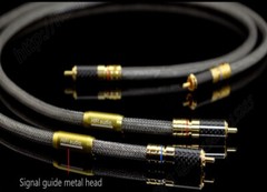 QED Audiophile Grade 4-core Silver Alloy CD Amplifier Audio Signal Cable 2RCA