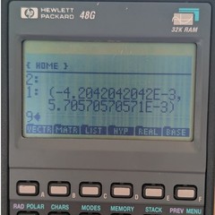 HP Hewlett Packard 48G Graphing Calculator Gray 32K RAMWorks See Screen Issue