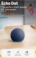 🔥 Amazon Echo Dot 5th Gen. Smart Speaker – White | Brown Box | No Power Cord