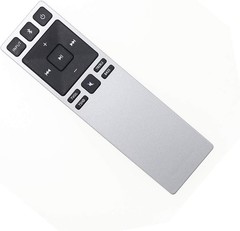 Easy-to-Use Replacement Remote for Vizio Sound Bars – Elegant Black/Grey Design