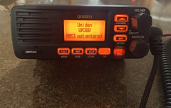 Uniden UM380 Solara D DSC Marine Radio, Fixed Mount Class D VHF Black – WORKS !!