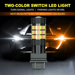 For 2011-2018 RAM 1500 2500 3500 1Set 3157 3156 LED Switchback Turn Signal Light