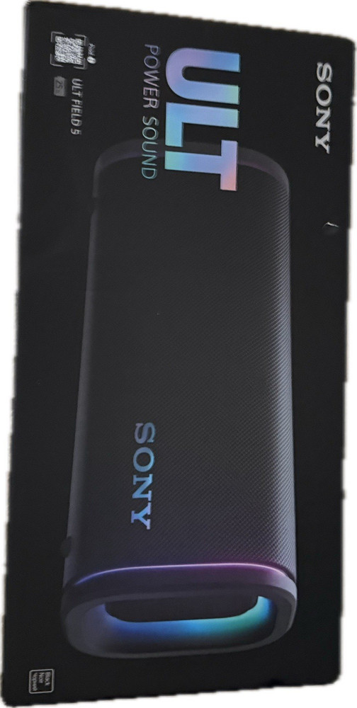 Sony ULT FIELD 5 Bluetooth Wireless Portable Speaker, Black, Cylindrical