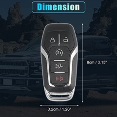 902MHz M3N-A2C31243300 Replacement Smart Proximity Keyless Entry Remote Key