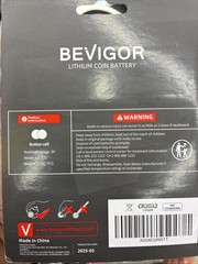 BEVIGOR 2032 Battery CR2032 Lithium 3V Coin 20 Pack Compatible with…