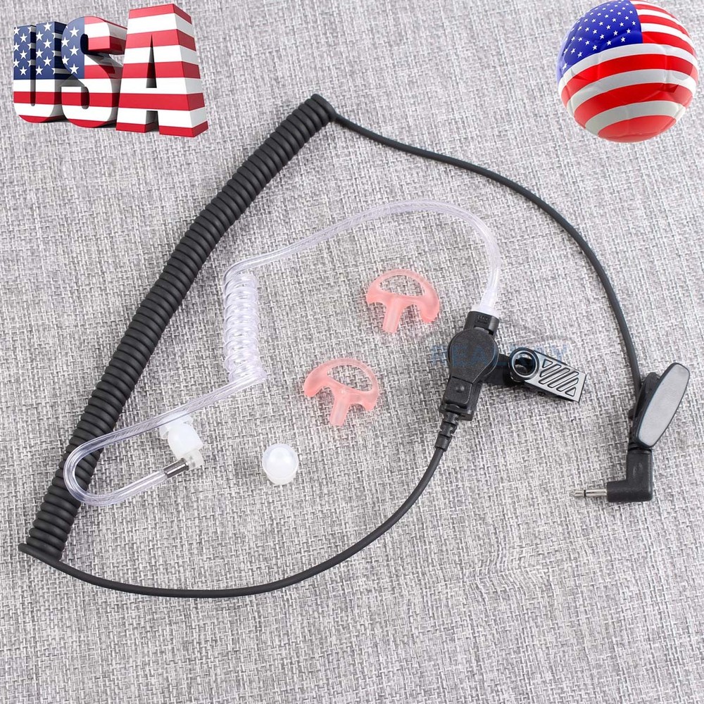 Tacitcal Police 2.5mm Listen Only Earpiece w/ Acoustic Tube 2.5mm Earphone Jacks