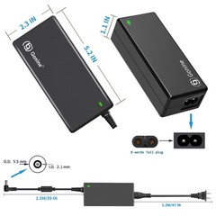 24V 2.5A DC Power Supply Adapter, 60W AC 100-240V 50-60Hz to 24Vdc 2.5Amps Tr…