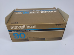 10 MAXELL XLII-S 90 Gold Super Fine Epitaxial High Bias Cassette Tapes
