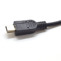 1pc 30cm Mini USB Male Plug Cable 2 Wires Power Pigtail Cable Cord DIY