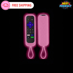 1Pc Silicone Protective Remote Control Cover For Roku TV Remote Holder Glow Case