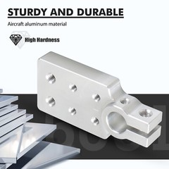 Pair of Car Audio 6 Spot Flat Battery Terminals Bolt 4/0 AWG Lugs Gauge