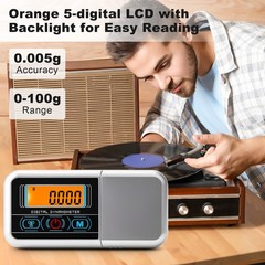 Jewelry Scale 100Gx0.005G Precise Turntable Force Digital Dynamometer2081