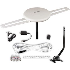 Five Star HDTV Antenna – 360° Omnidirectional Amplified Outdoor TV Antenna up to