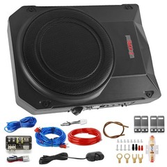 5Core 10″ 800 Watt Slim Under-Seat Powered Car/Truck Subwoofer Sub+Amp Kit