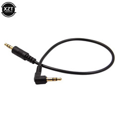 30cm 3.5mm to 3.5mm Jack to Jack Audio Cable Lead Gold Short Aux Car Stereo New