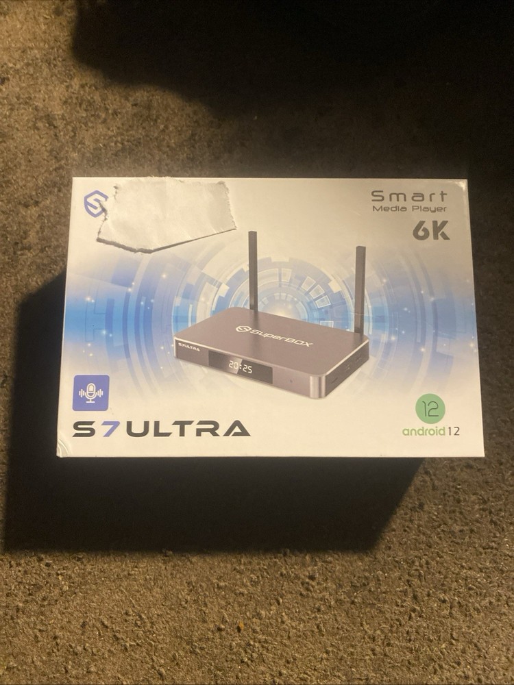 S7 ULTRA Android 12.0 128GB 6K Wi-Fi Bluetooth HDMI Quad-Core Media Box