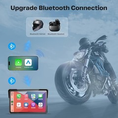 WIFI 7inch Carplay Screen for Motorcycle Wireless Moto CarPlay Android Auto GPS
