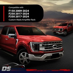 Truck Custom Made Amplifier Rack Fits Ford F-150/2017-2024 F-250 F-350 2009-2024