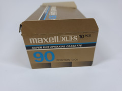 10 MAXELL XLII-S 90 Gold Super Fine Epitaxial High Bias Cassette Tapes