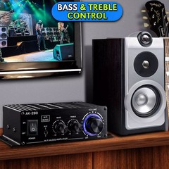 1 PC 2.0 Channel AK280 Mini HIFI Stereo Audio Power Digital Amplifier Speaker