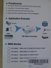 HDMI2AV Mini Converter HDMI To AV Adapter HDMI to RCA 1080P HD Video Audio NEW