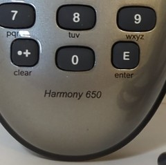 Logitech OEM Original Harmony 650 Wireless Remote Control Silver Black USB