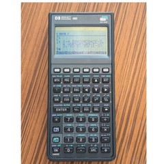 HP Hewlett Packard 48G Graphing Calculator Gray 32K RAMWorks See Screen Issue