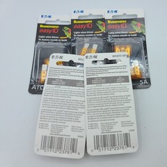 Bussmann BP/ATC-5ID 5A 32V dc 1kA Tan Blade Fuse 0.75 L x 0.2 H in. (Pack of 5)