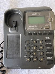 2 Sony IT-ID70 Caller ID Multi-Function Phone LCD Display AC Cord-Free Operation