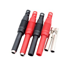 100x 4mm Banana Female Jack Solder for Seal Insulated Stackable Banana Plug B&R