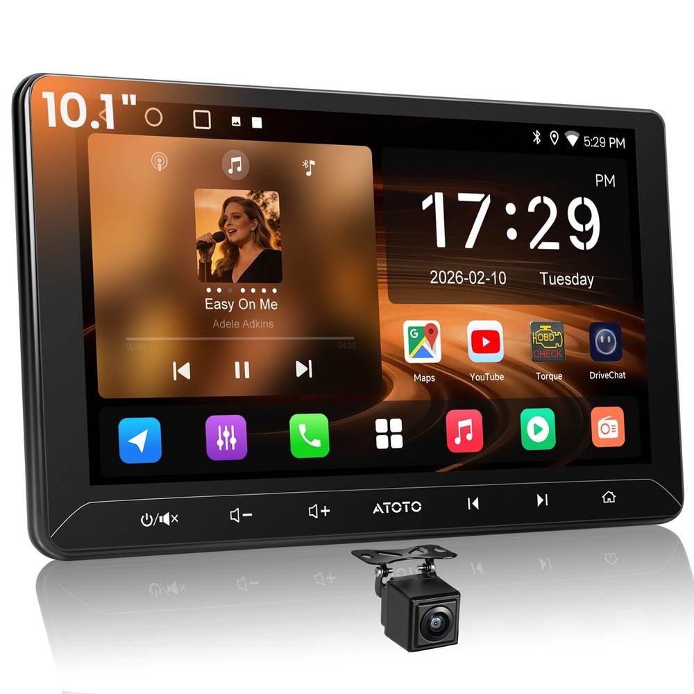 ATOTO 10.1″ Android Car Stereo 2 DIN GPS GenAI AI voice assistant DSP/FM Camera